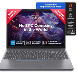 Lenovo Ideapad Slim 3 13Th Gen Intel Core I5-13420H 15.3"(38.8Cm) WUXGA IPS Laptop(16GB RAM/512GB SSD/Windows 11/Office Home 2024/Backlit Keyboard/1Yr ADP Free/3 Mon. Game Pass/Grey/1.6Kg) 83K100C6IN