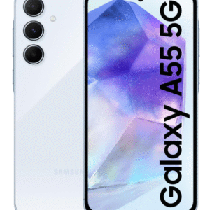 Samsung Galaxy A55 5G (Awesome Iceblue, 12GB RAM, 256GB Storage) | AI | Metal Frame | 50 MP Main Camera (OIS) | Super HDR Video| Nightography | IP67 | Corning Gorilla Glass Victus+ | sAMOLED Display